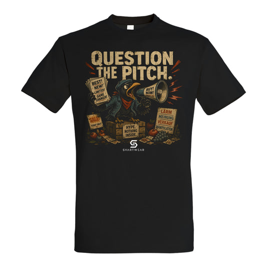 SVARTWEAR Bunte Biester Shirt „QUESTION THE PITCH.“