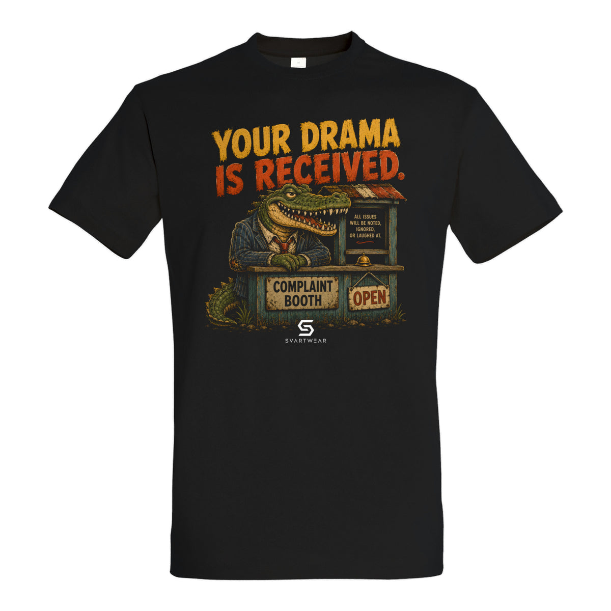 SVARTWEAR Bunte Biester Shirt „YOUR DRAMA IS RECEIVED.“