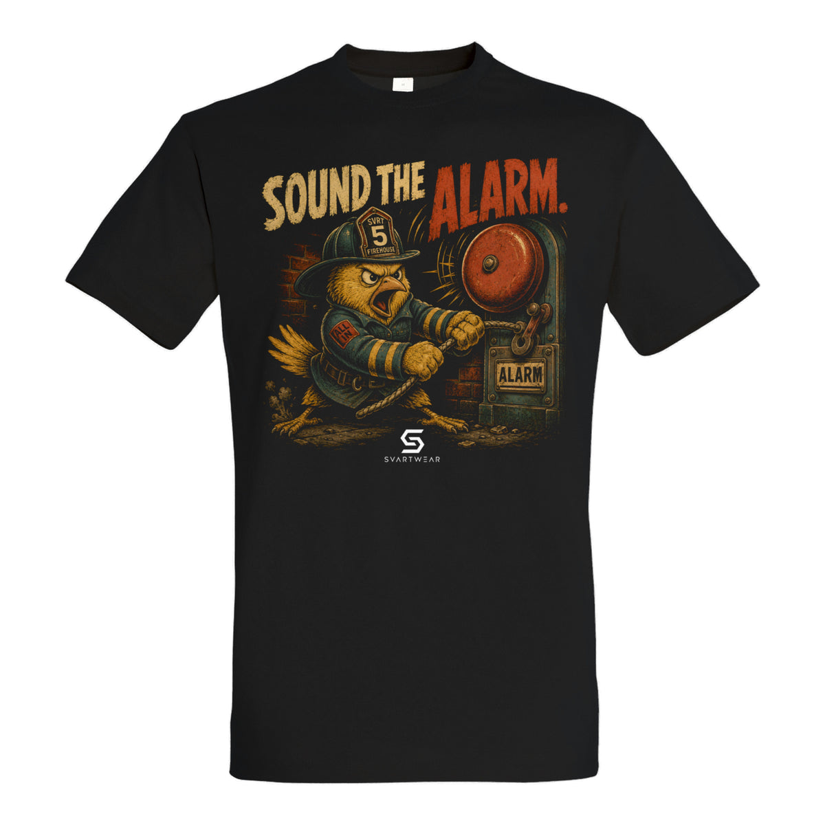 SVARTWEAR Bunte Biester Shirt „SOUND THE ALARM.“