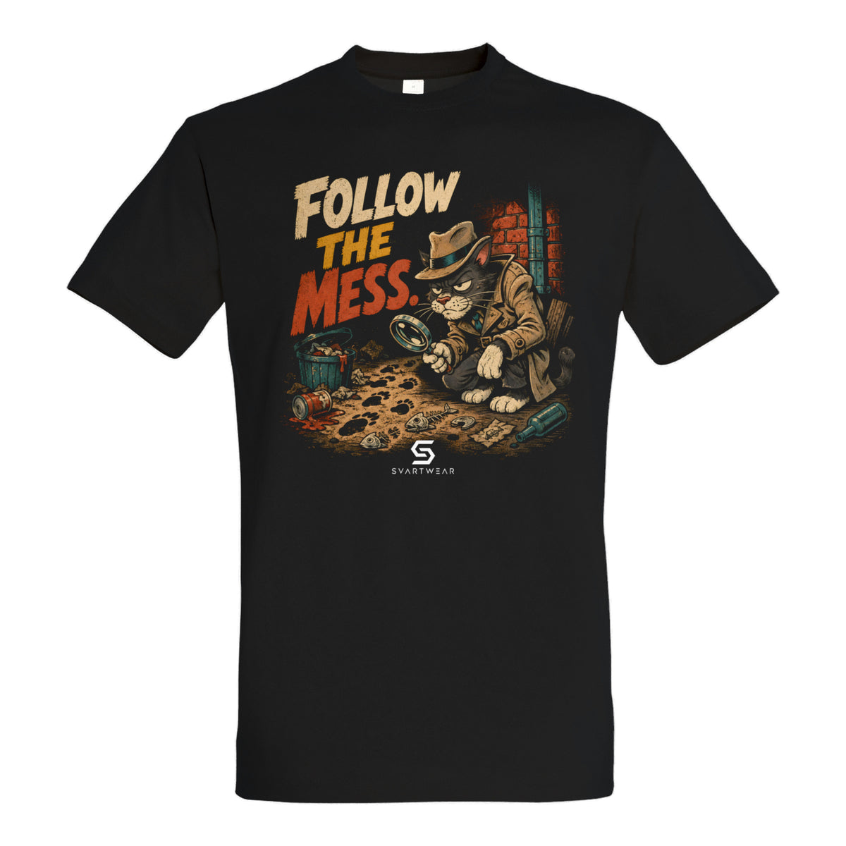 SVARTWEAR Bunte Biester Shirt „FOLLOW THE MESS.“