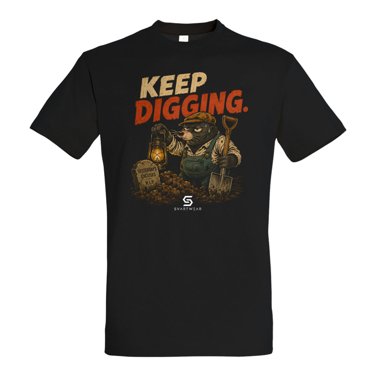 SVARTWEAR Bunte Biester Shirt „KEEP DIGGING.“