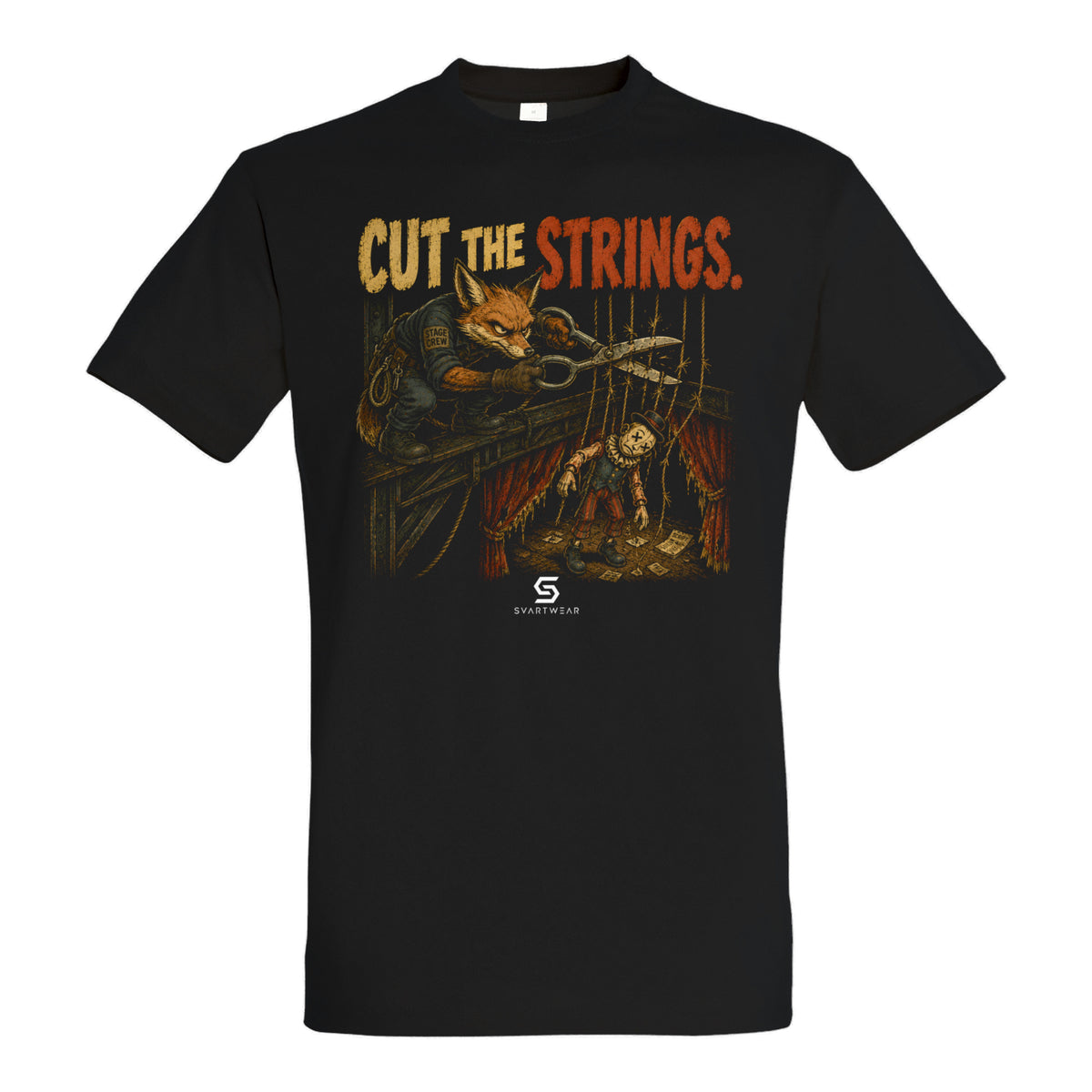 SVARTWEAR Bunte Biester Shirt „CUT THE STRINGS.“