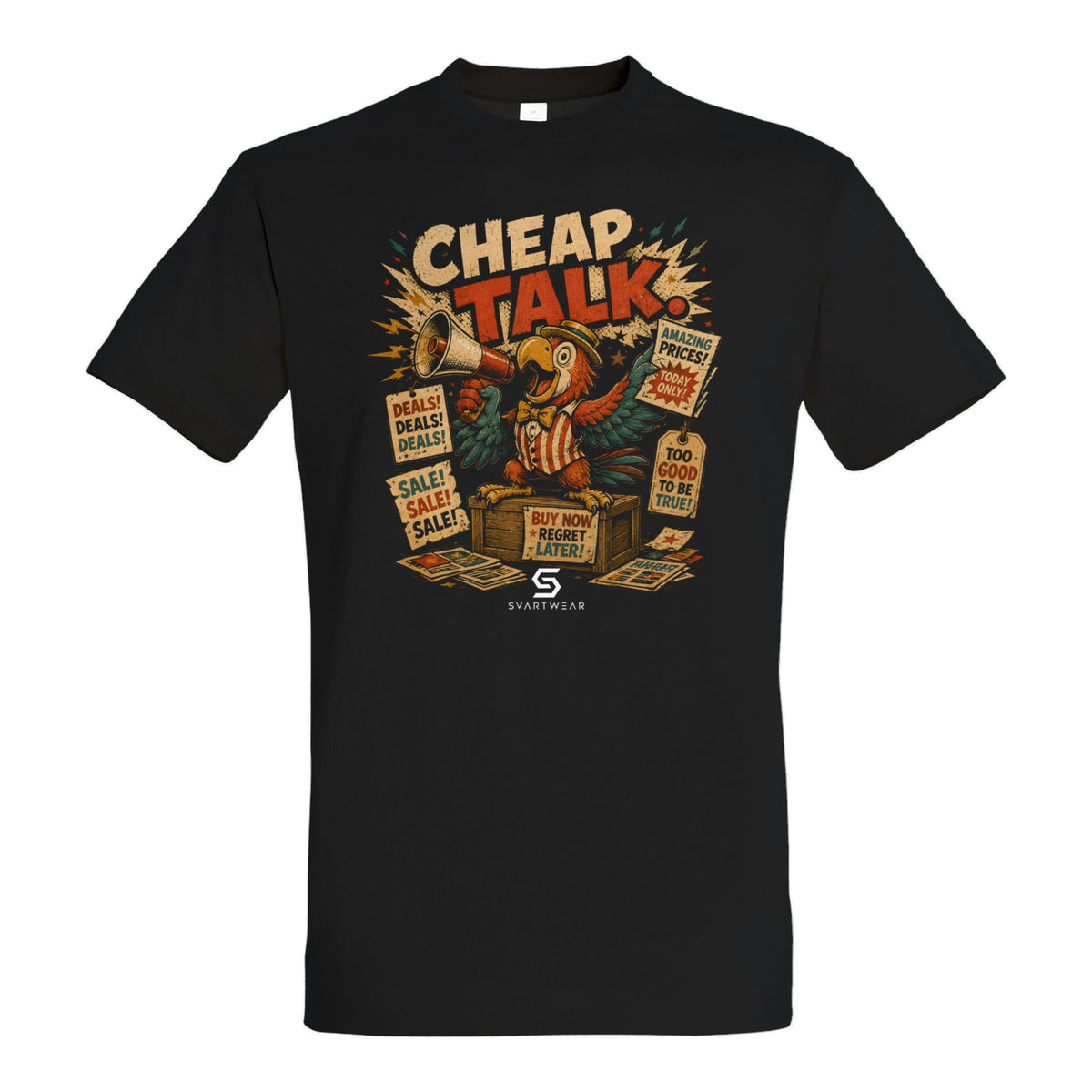 SVARTWEAR Bunte Biester Shirt „CHEAP TALK. 1“