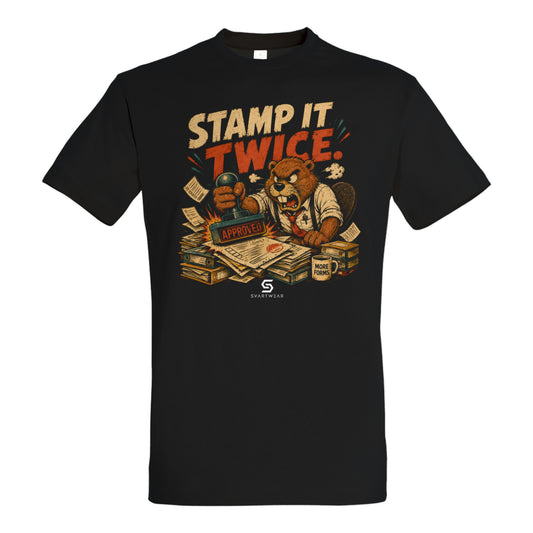 SVARTWEAR Bunte Biester Shirt „STAMP IT TWICE.“