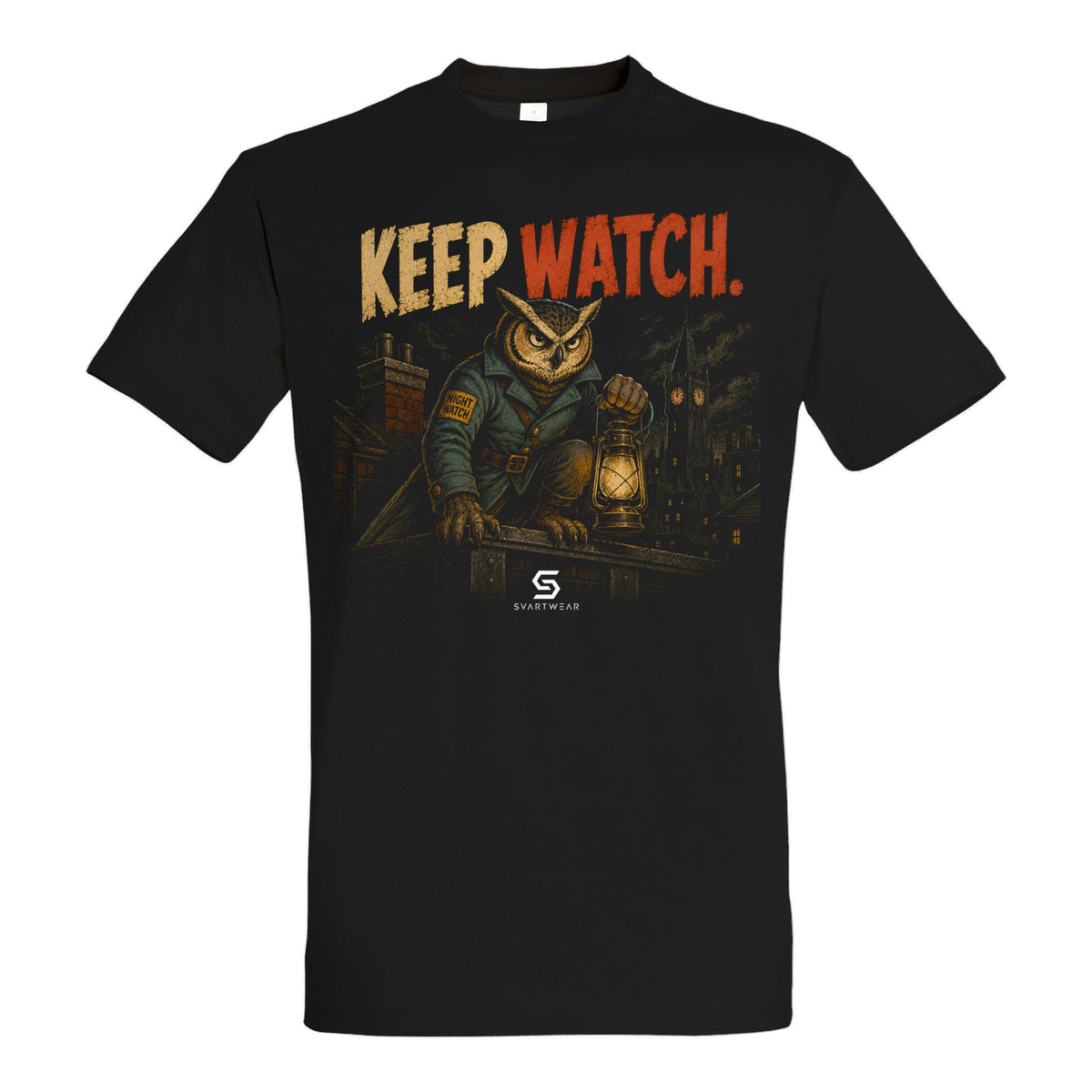 SVARTWEAR Bunte Biester Shirt „KEEP WATCH.“