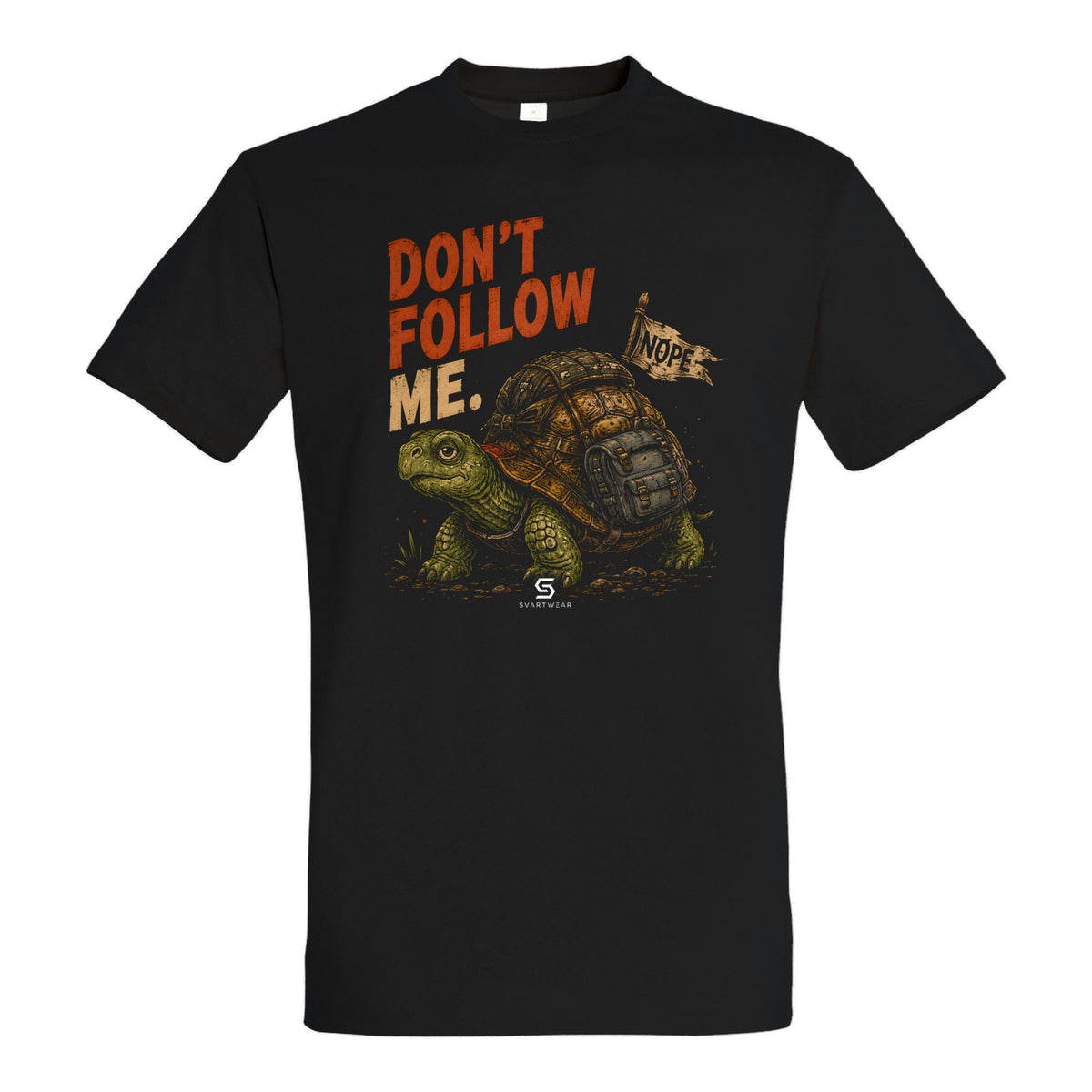 SVARTWEAR Statement Shirt „DON’T FOLLOW ME.“