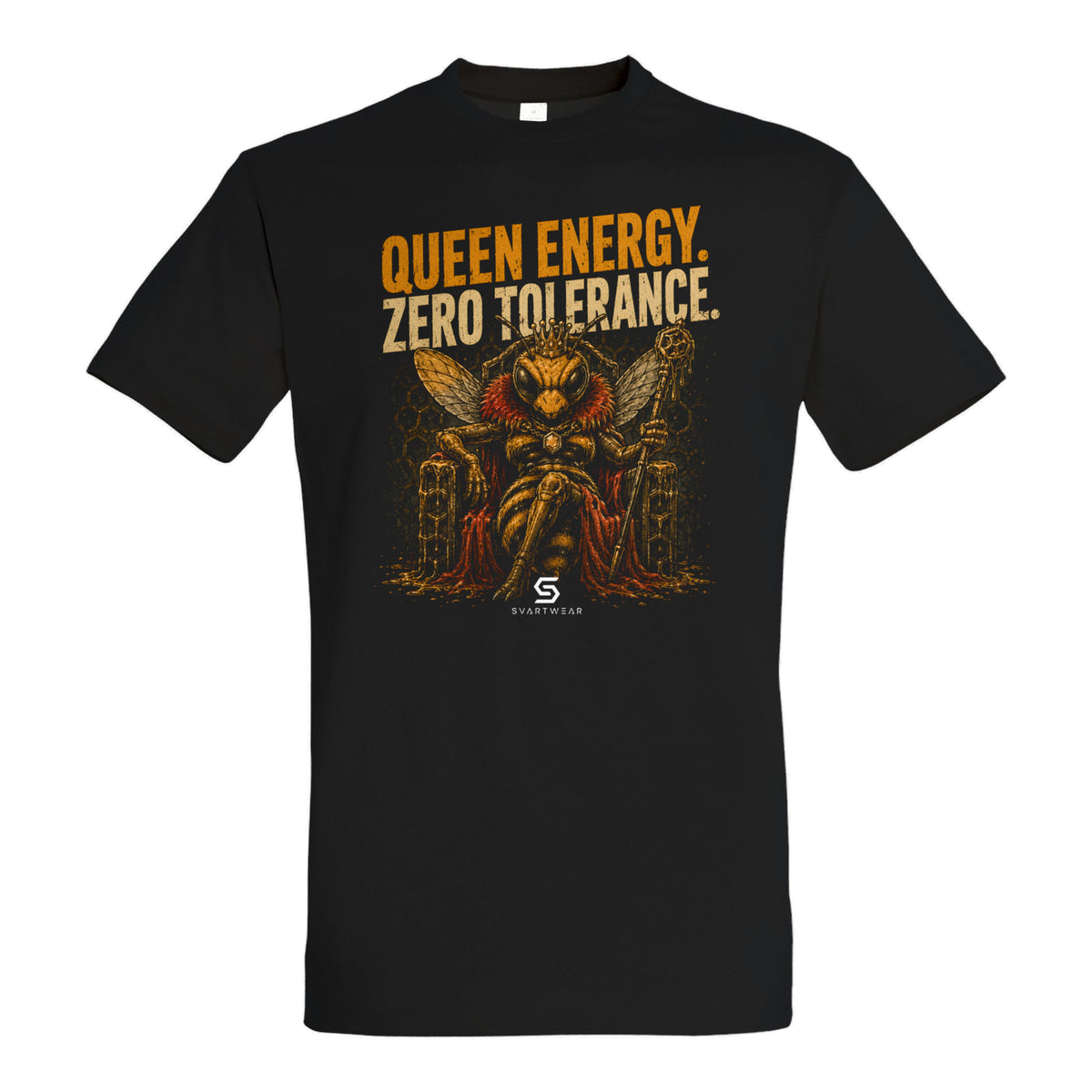 SVARTWEAR Statement Shirt „Queen Energy. Zero Tolerance.“