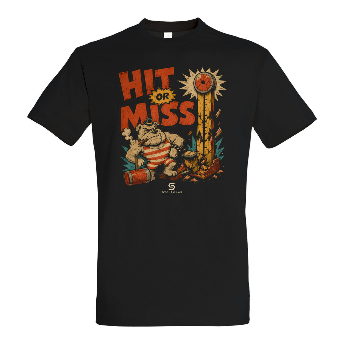 SVARTWEAR Bunte Biester Shirt „HIT OR MISS.“