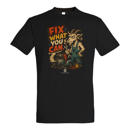 SVARTWEAR Bunte Biester Shirt „FIX WHAT YOU CAN.“