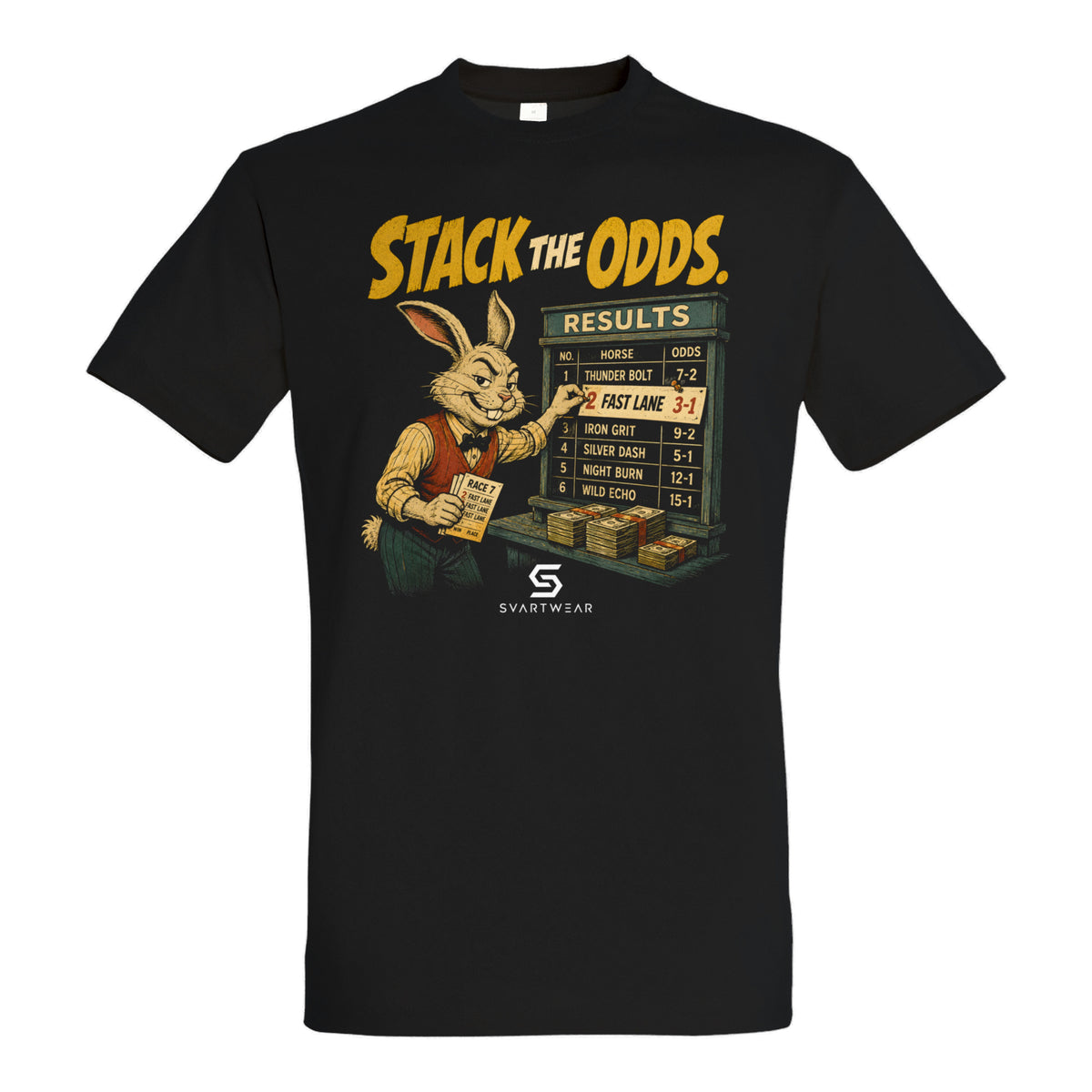 SVARTWEAR Bunte Biester Shirt „STACK THE ODDS. 2“