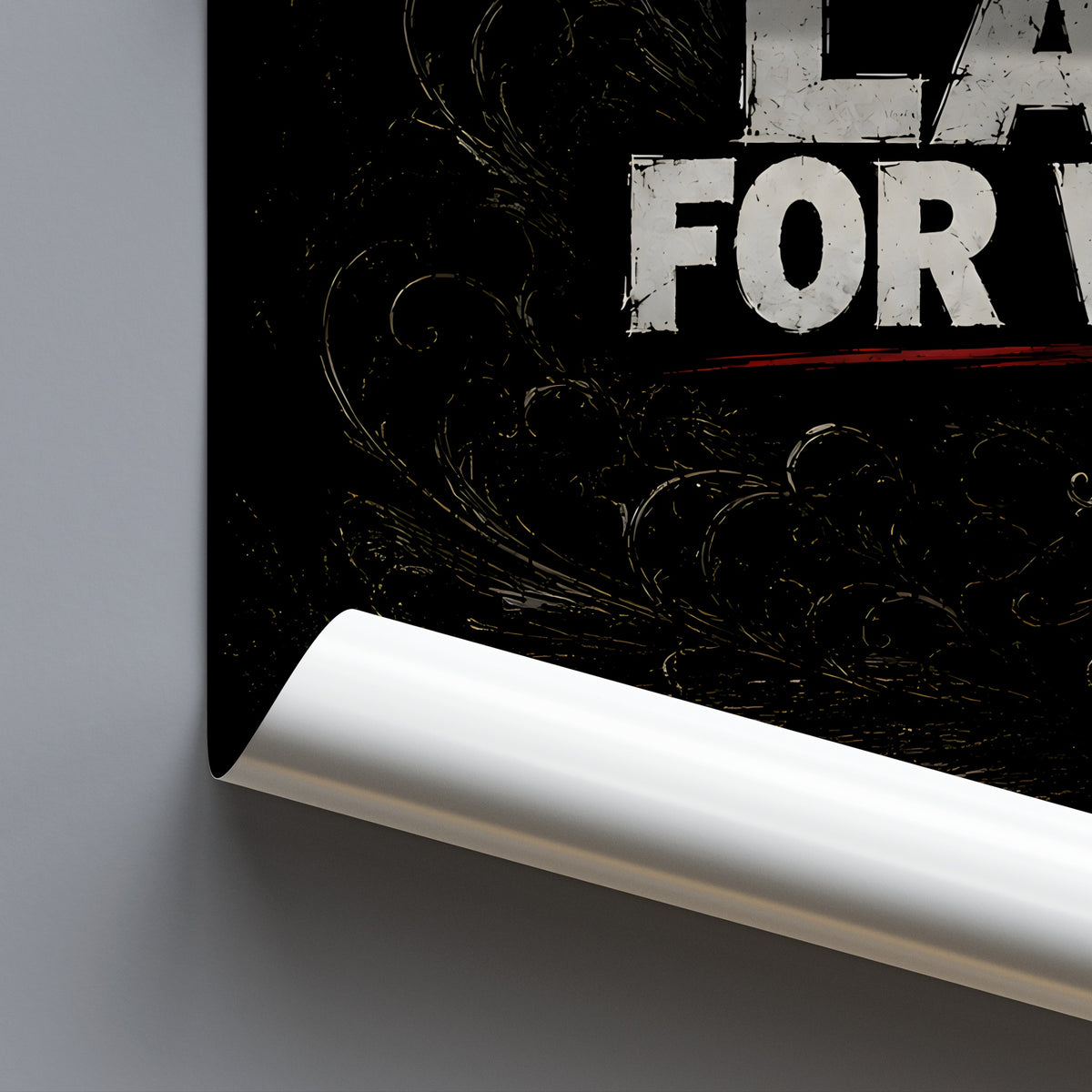 Kunstdruck Late For What? als Poster, Ansicht 3